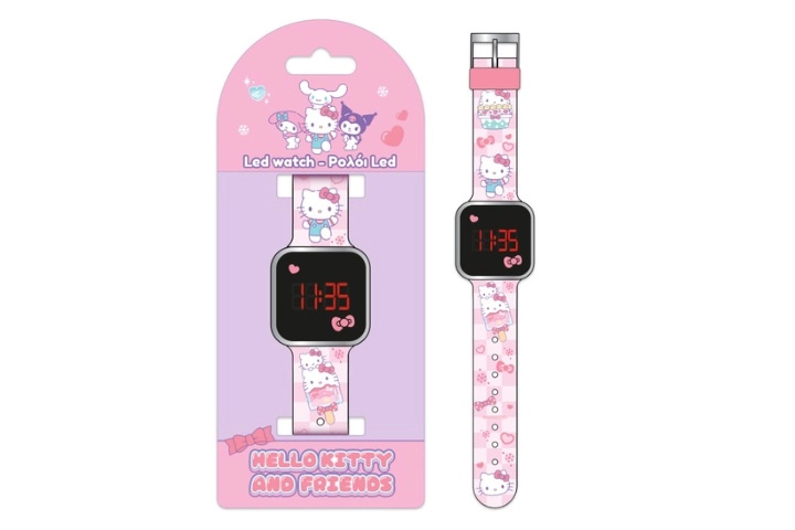 Dětské digitální LED hodinky Hello Kitty