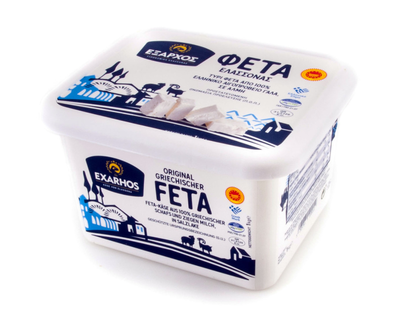 Exarhos Εxarhos sýr Feta P.D.O. v nálevu z podhůří Olympu 1kg
