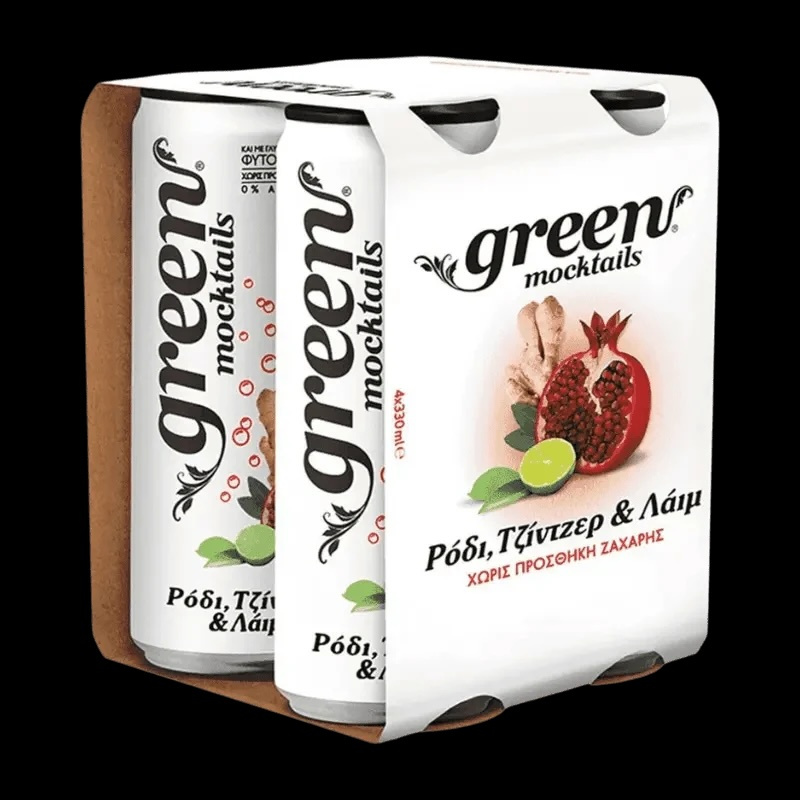 Green Cola Green Mocktail Granátové jablko, zázvor a limetka 4 x 330ml (Hellas)