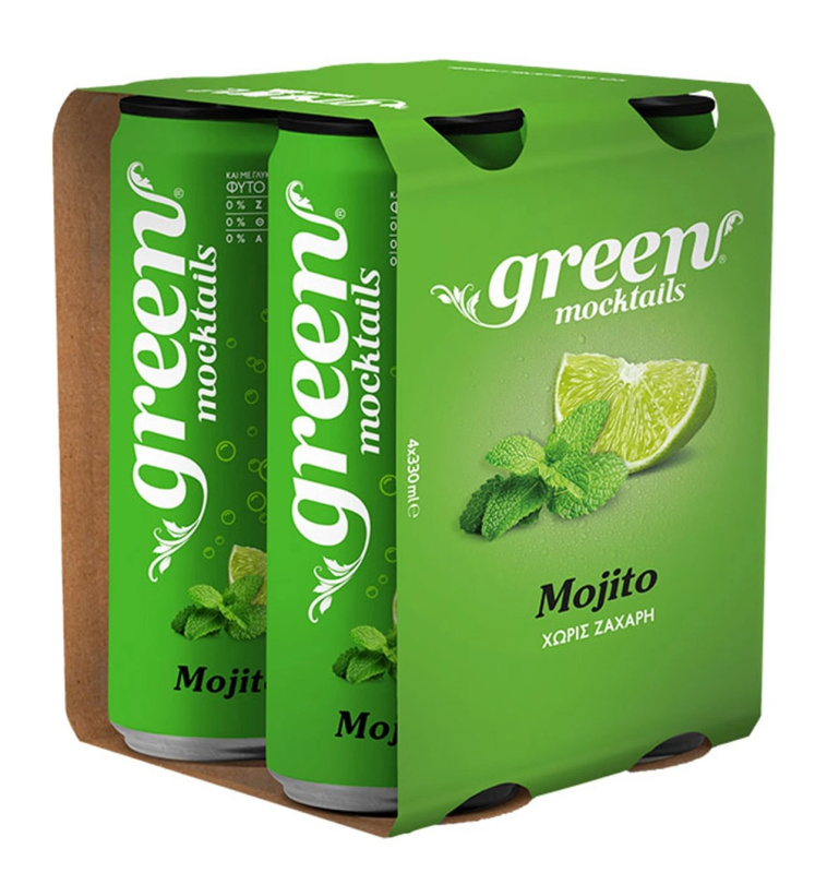 Green Cola Green Mocktail Mojito 4 x 330ml (Hellas)