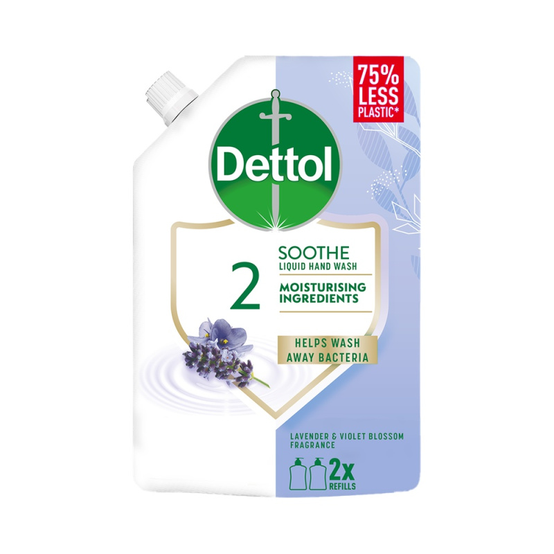 Dettol Soft on Skin Lavender tekuté mýdlo náhradní náplň 500 ml