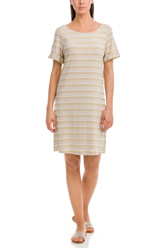 Vamp - Dámské šaty 12557 - Vamp beige melange S