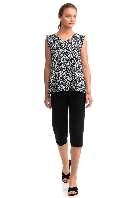 Vamp - Dvoudílné dámské pyžamo 14056 - Vamp black S