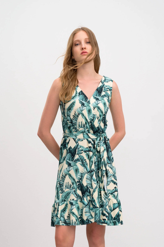 Vamp - Elegantní dámské šaty 16453 - Vamp green lagoon xl