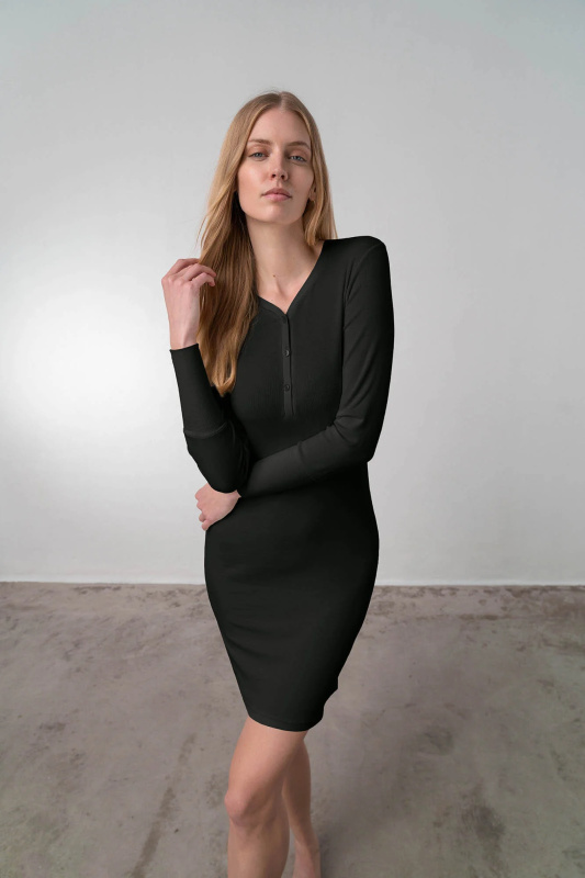 Vamp - Dámské pohodlné šaty - Brianne 17173 - Vamp black pirate XXL