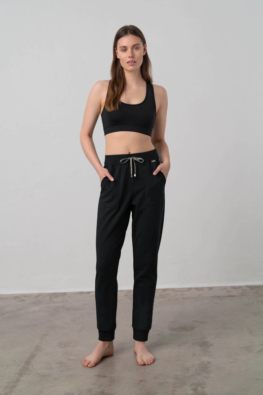 Vamp - Pohodlné dámské tepláky 17259 - Vamp black XL