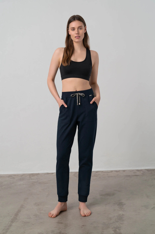Vamp - Pohodlné dámské tepláky 17259 - Vamp blue XL