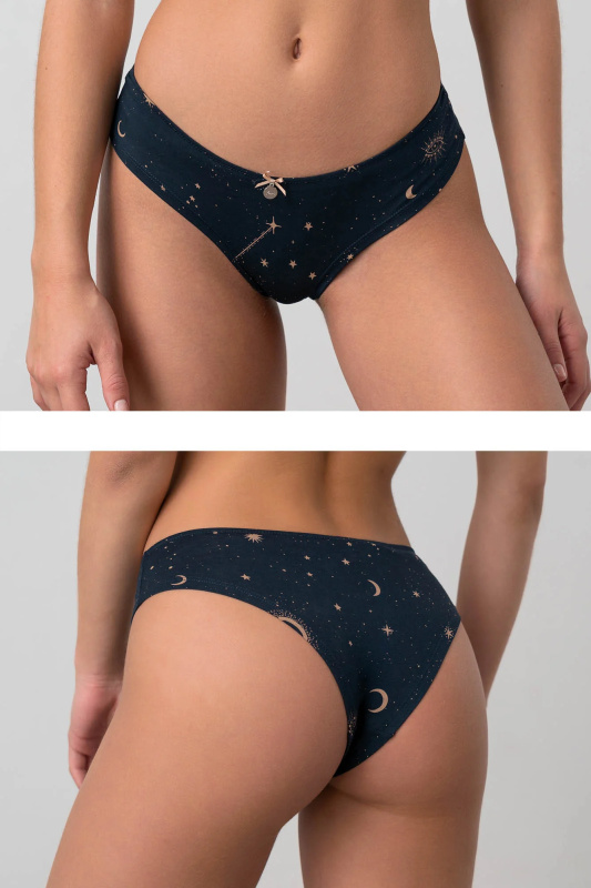 Vamp - Pohodlné dámské kalhotky - Celeste 17806 - Vamp blue XXL