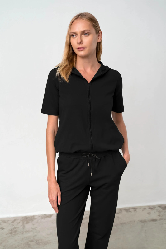 Vamp - Pohodlná dámská mikina – Melanie 18344 - Vamp black S