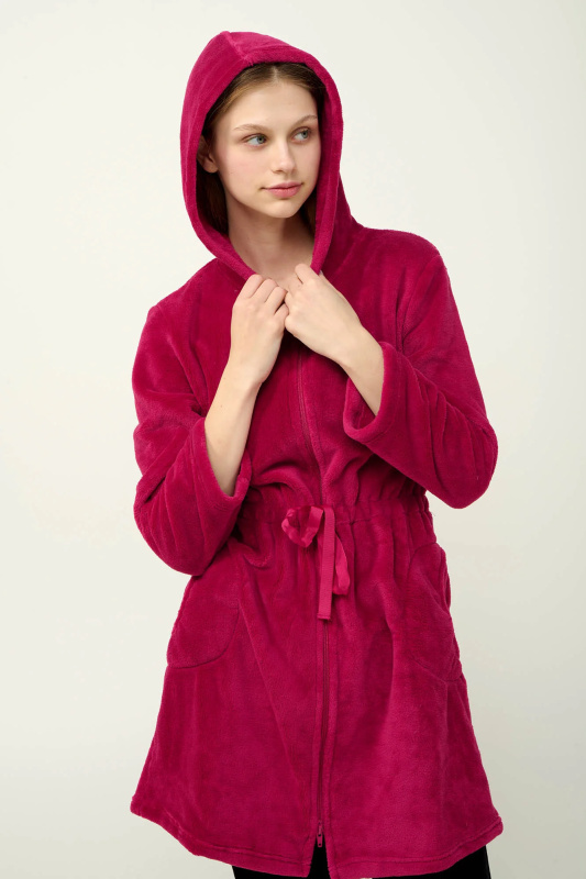 Vamp - Dámský župan na zip 19211 - Vamp fuchsia berry M