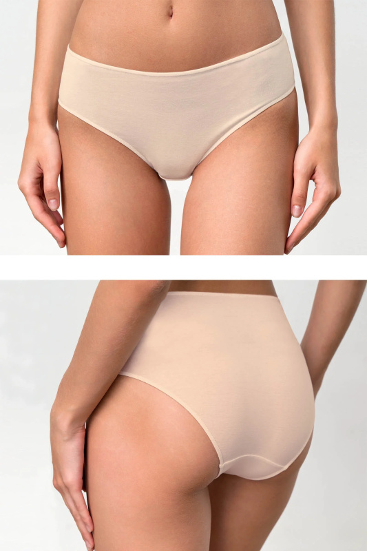 Vamp - Pohodlné dámské kalhotky – set 2 ks 19951 - Vamp beige skin XXL