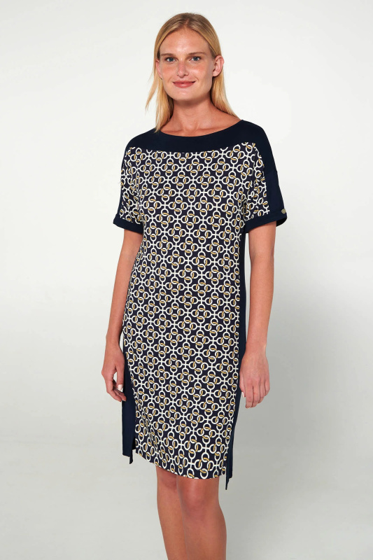 Vamp - Šaty s krátkými rukávy 20502 - Vamp blue S