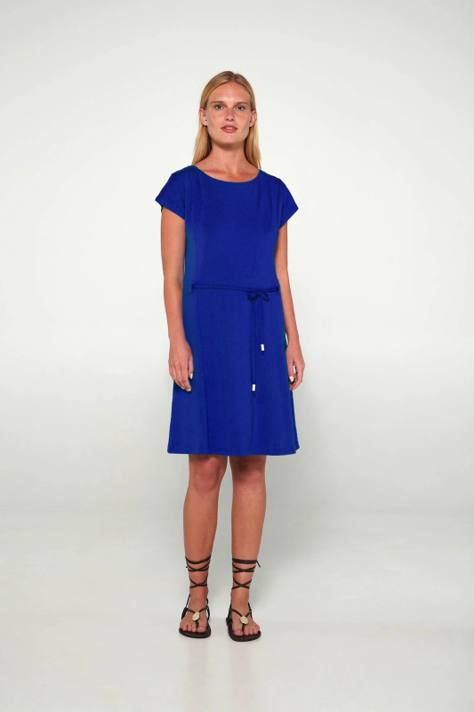 Vamp - Šaty s krátkými rukávy 20505 - Vamp blue lapis xl