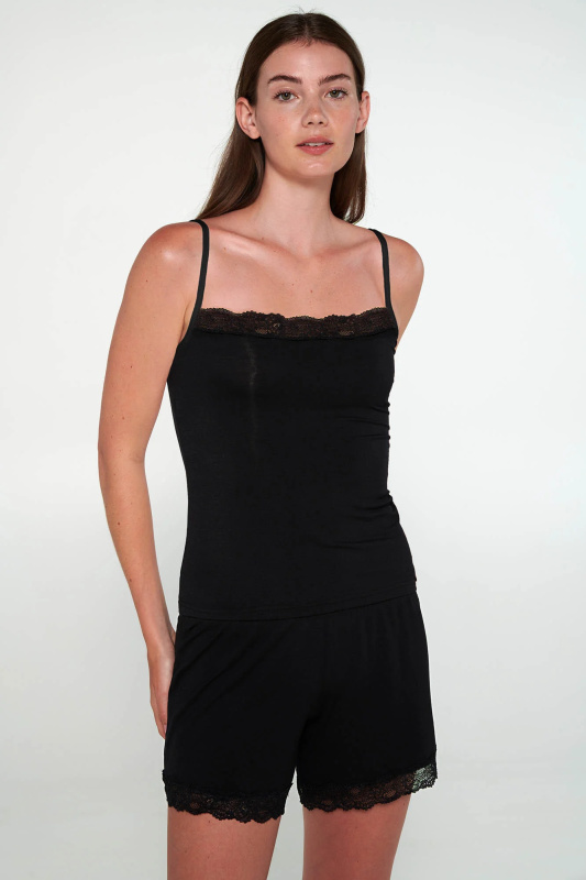 Vamp - Košilka na ramínka 20821 - Vamp black 3xl