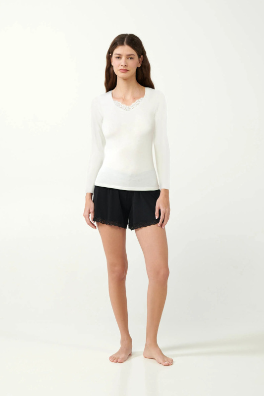 Vamp - Tričko s dlouhými rukávy 21805 - Vamp cream 3xl