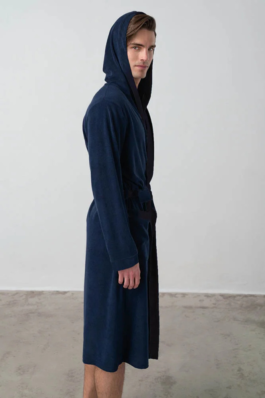 Vamp - Pánský froté župan 20907 - Vamp blue M