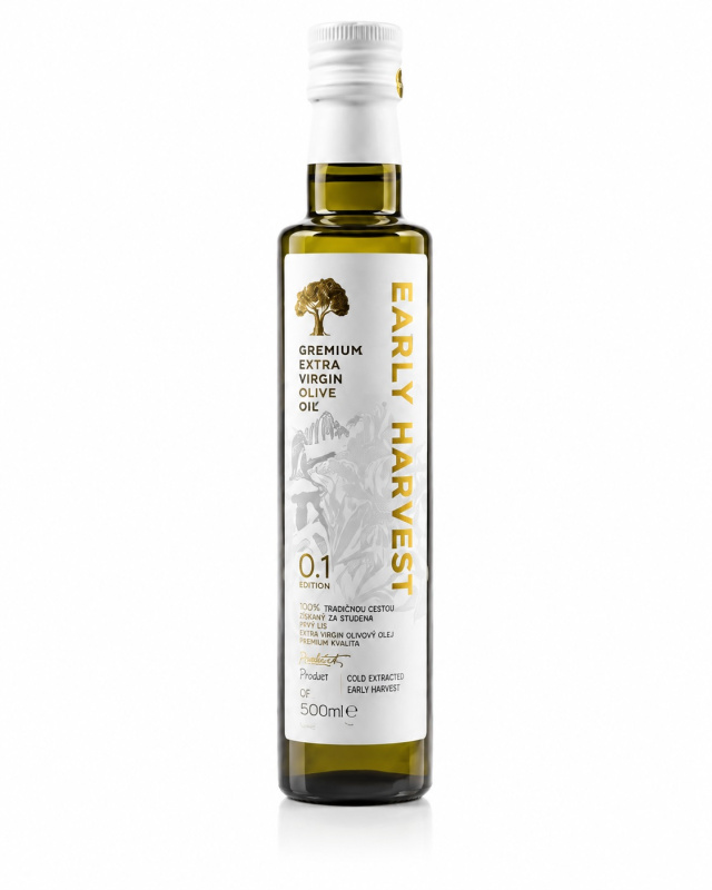 Golden Olive History Kréta EARLY HARVEST 0,1 Extra panenský olivový olej 500 ml – sklo