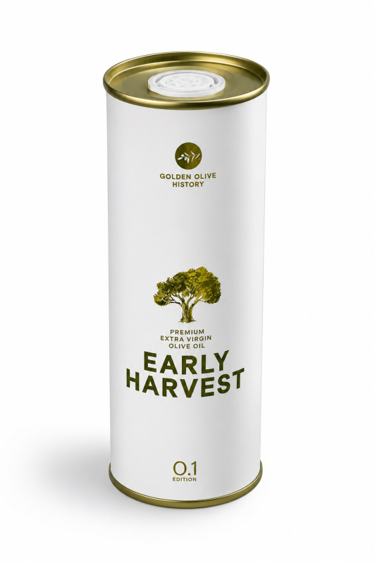Golden Olive History Kréta EARLY HARVEST 0,1 Extra panenský olivový olej 500 ml – plech