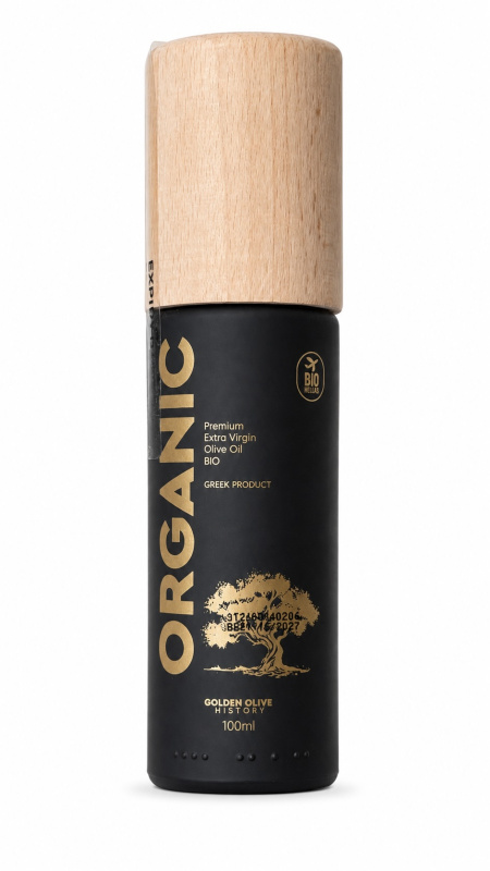 Golden Olive History Kréta ORGANIC PREMIUM BIO extra panenský olivový olej 100 ml
