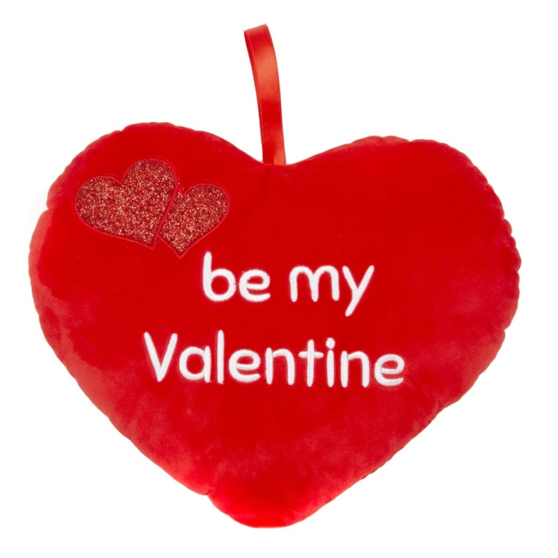 plyšové valentýnské srdce 33 cm