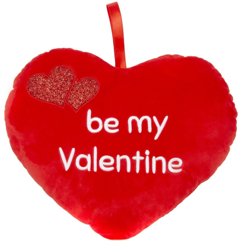 plyšové valentýnské srdce 33 cm