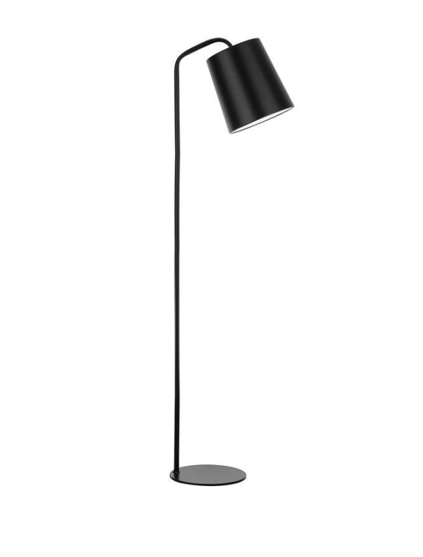 Nova Luce Stojací lampa STABILE, kov, E27 1x12 W Barva: Černá