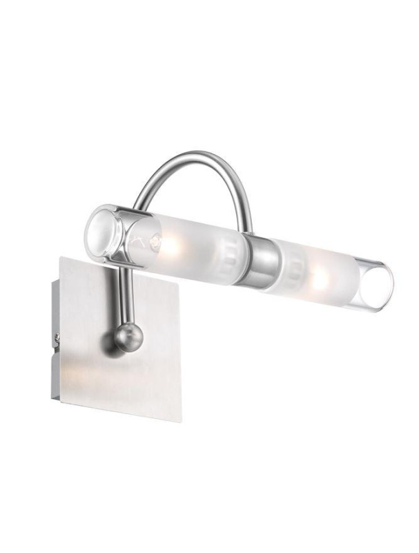 Nova Luce Nástěnné svítidlo nad zrcadlo DRITTO, G9 2x5W IP44 Barva: Nikl