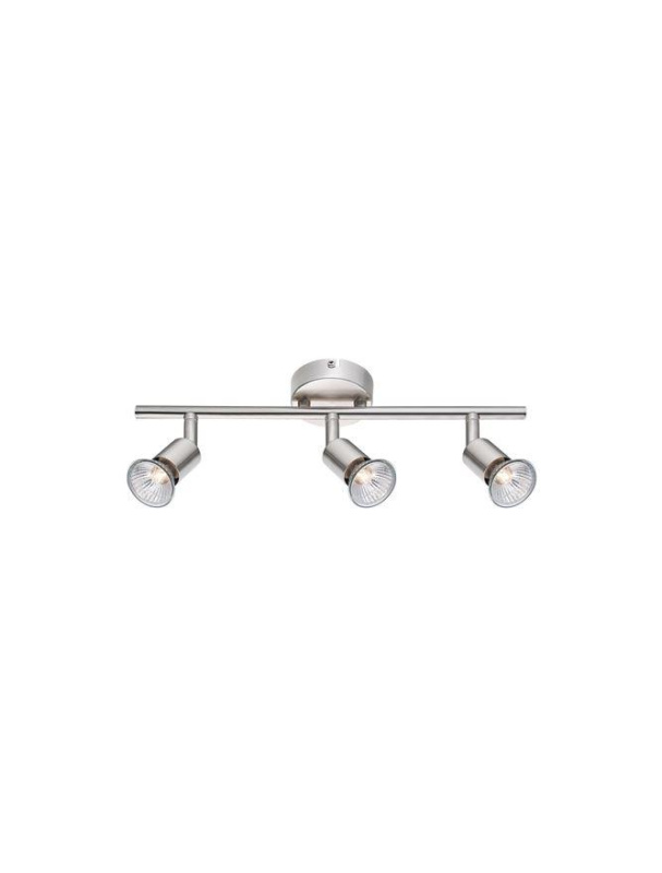 Nova Luce Bodové svítidlo BASE, GU10 3x5W Barva: Nikl