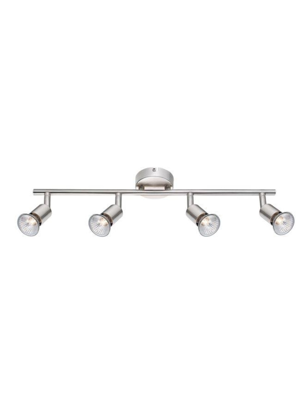 Nova Luce Bodové svítidlo BASE, GU10 4x5W Barva: Nikl