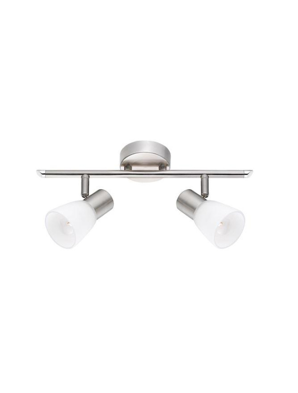 Nova Luce Bodové svítidlo PUBLICO opálové sklo, E14 2x5W
