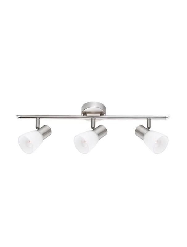 Nova Luce Bodové svítidlo PUBLICO opálové sklo, E14 3x5W