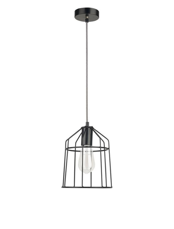 Nova Luce Závěsné svítidlo PEPPINO, E27 1x12W Barva: Černá