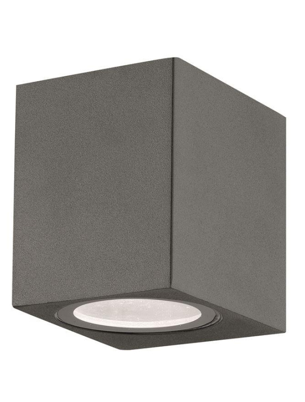 Nova Luce Venkovní nástěnné svítidlo, GU10 1x7W IP54 světlo dolů Barva: Šedá
