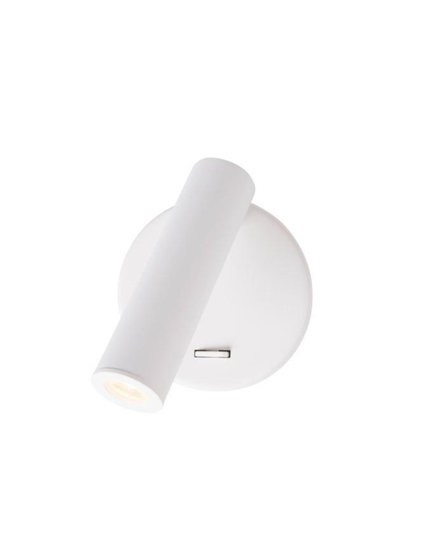 Nova Luce Bodové LED svítidlo LAREDO, 3W 3200K vypínač na těle Barva: Bílá