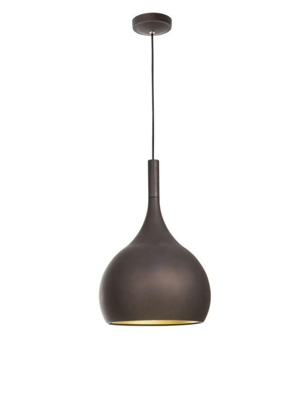 Nova Luce Závěsné svítidlo NUORESE, tmavě hnědé, E27 1x12W