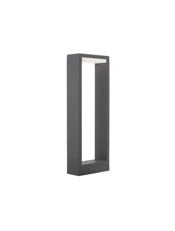 Nova Luce Venkovní sloupkové svítidlo BLISS tmavě šedý hliník akrylový difuzor LED 7W 3000K 56st. IP54 vč. driveru