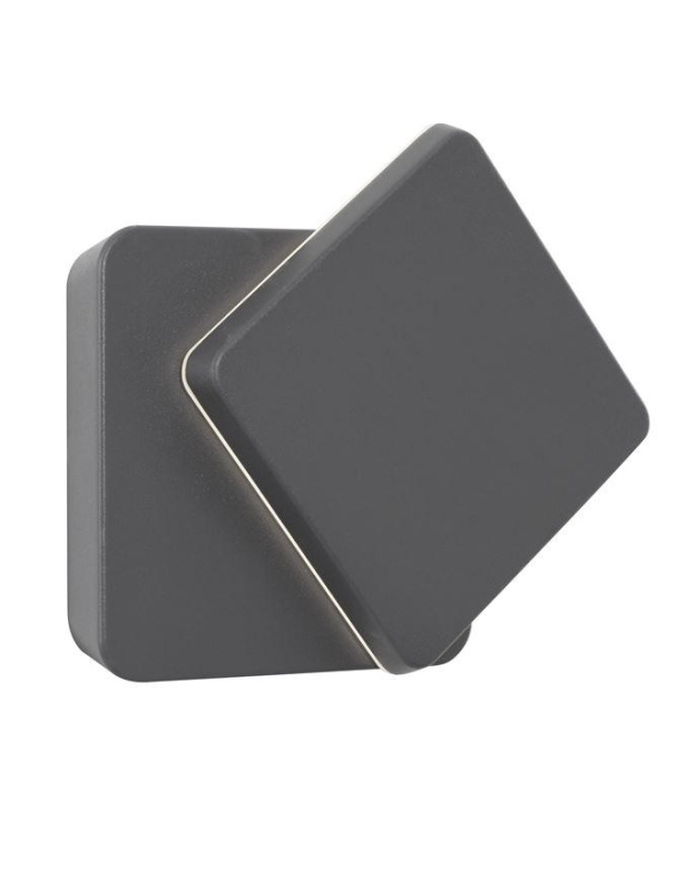 Nova Luce Venkovní nástěnné svítidlo PIER, LED 12W 3000K rotační IP54