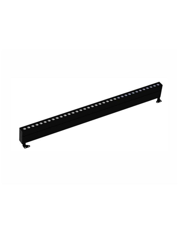 Nova Luce WALL WASHER černý hliník a sklo LED Chip Cree 48W 3000K DC24V nastavitelné 30st. IP67 Max Power 300W