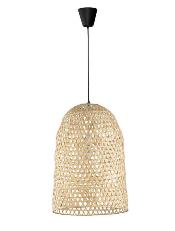 Nova Luce Závěsné svítidlo AURORA, ratan, E27 1x12W Barva: Hnědá