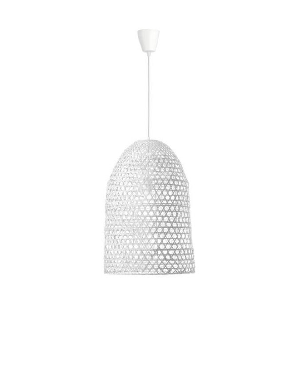 Nova Luce Závěsné svítidlo AURORA, ratan, E27 1x12W Barva: Bílá