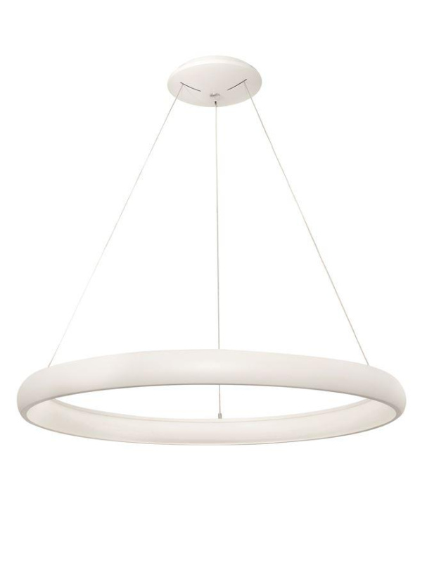 Nova Luce Závěsné LED svítidlo ALBI, 80W 3000K stmívatelné Barva: Bílá