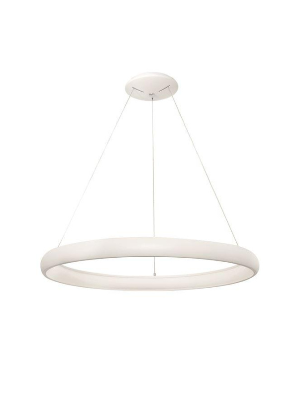 Nova Luce Závěsné LED svítidlo ALBI, 50W 3000K stmívatelné Barva: Bílá