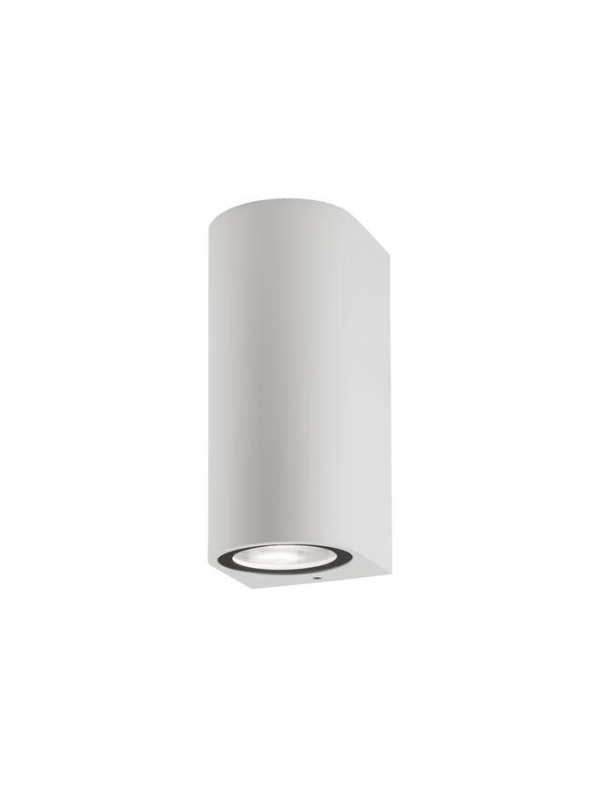 Nova Luce Venkovní nástěnné svítidlo NERO, GU10 2x7W IP54 Barva: Bílá