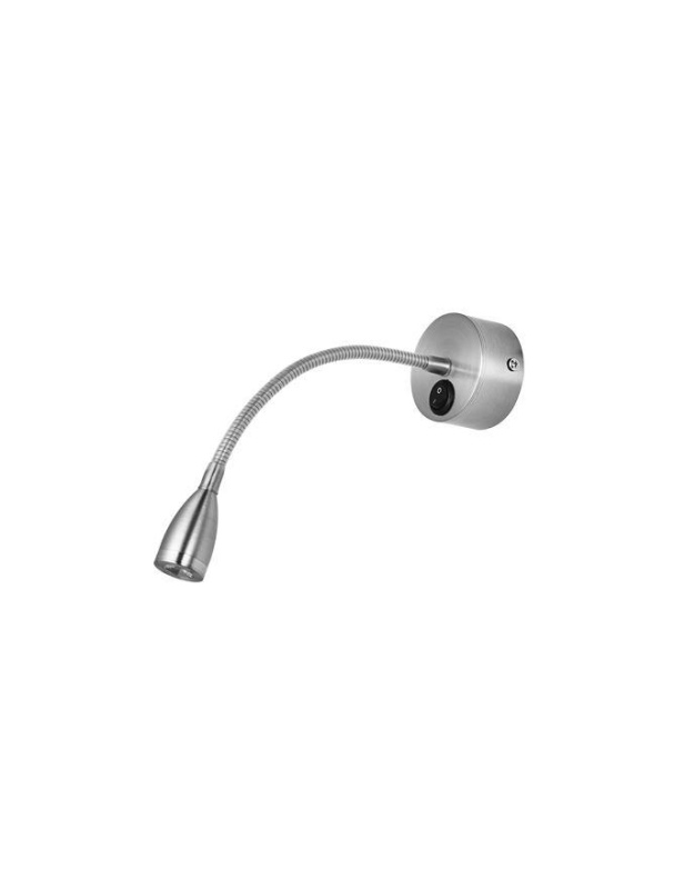 Nova Luce Bodové LED svítidlo FLEX, vypínač na těle 3W 3000K Barva: Chrom