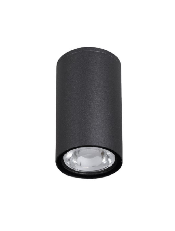 Nova Luce Venkovní stropní svítidlo CECI černý hliník skleněný difuzor Osram LED 3W 3000K 52st. IP65 Barva: Černá