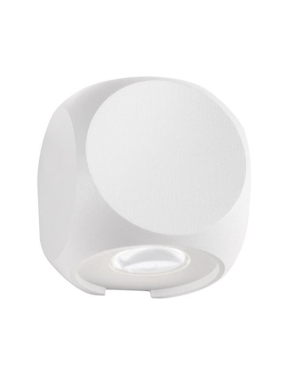 Nova Luce Venkovní nástěnné svítidlo ZARI, LED 2x2W 3000K 2x38st. IP54 světlo ve dvou směrech Barva: Bílá