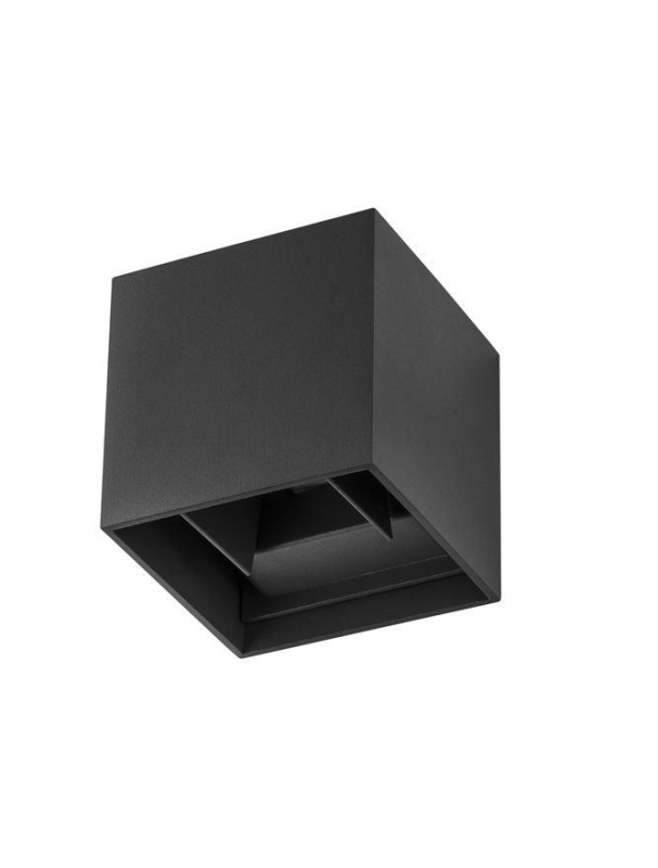 Nova Luce Venkovní nástěnné svítidlo COMO černý hliník LED 2x3W 3000K nastavitelný úhel 0-90st. IP54