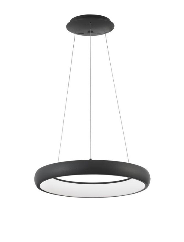 Nova Luce Závěsné LED svítidlo ALBI, 32W 3000K stmívatelné Barva: Černá