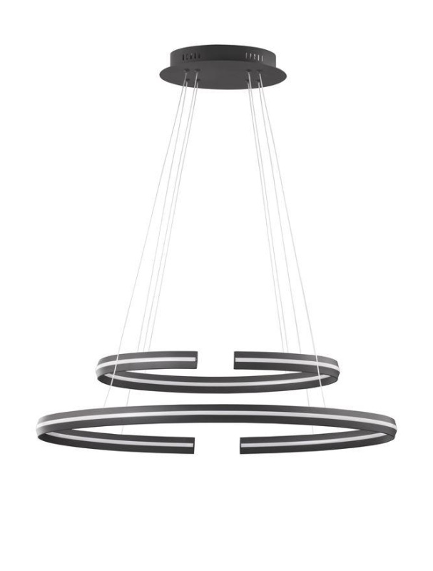 Nova Luce Závěsné LED svítidlo TORRENTE, nastavitelné 55W 3000K stmívatelné