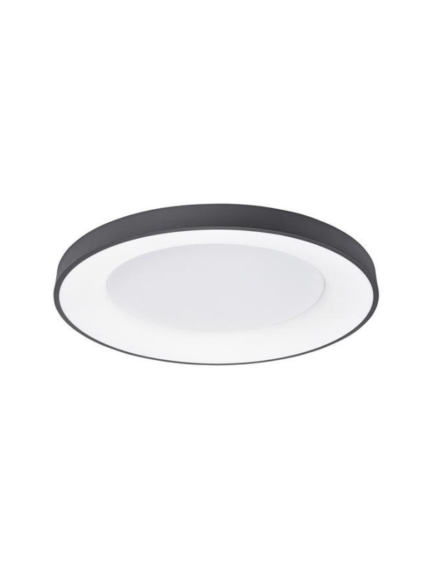 Nova Luce Stropní LED svítidlo RANDO THIN, 50W, stmívatelné Barva: Černá, Teplota světla: 4000K